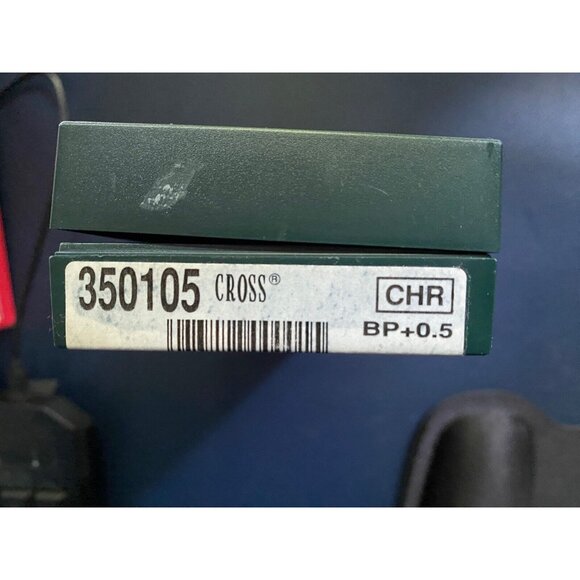 Vintage Cross Pen & Mechanical Pencil Set w/ Case & Manual, Blue Ink, 350105 - Picture 4 of 5